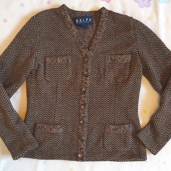 Ralph Lauren wool sweater cardigan - Picture 3 of 12